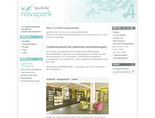 Tablet Screenshot of novaparkapotheke.at